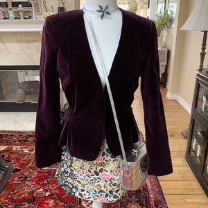 Sir for her velvet plum jacket, size XS